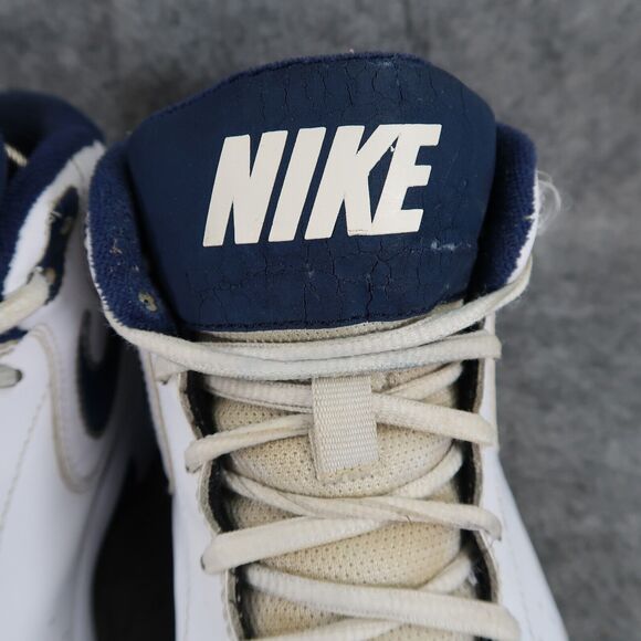 Nike Shoes Mens 9 Athletic Trainers Basketball Sneaker Overplay Mid White Blue main image 11
